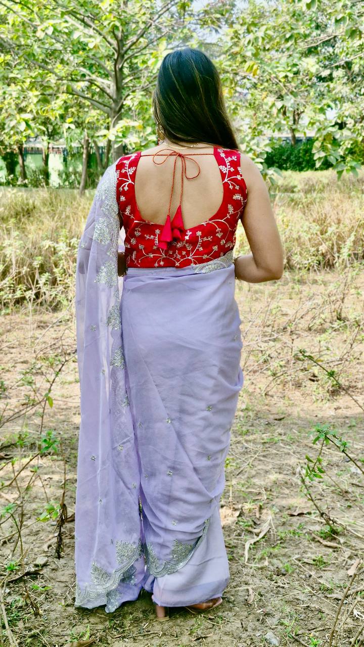 Bollywood Style Organza Saree