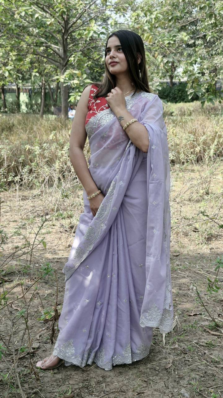 Bollywood Style Organza Saree