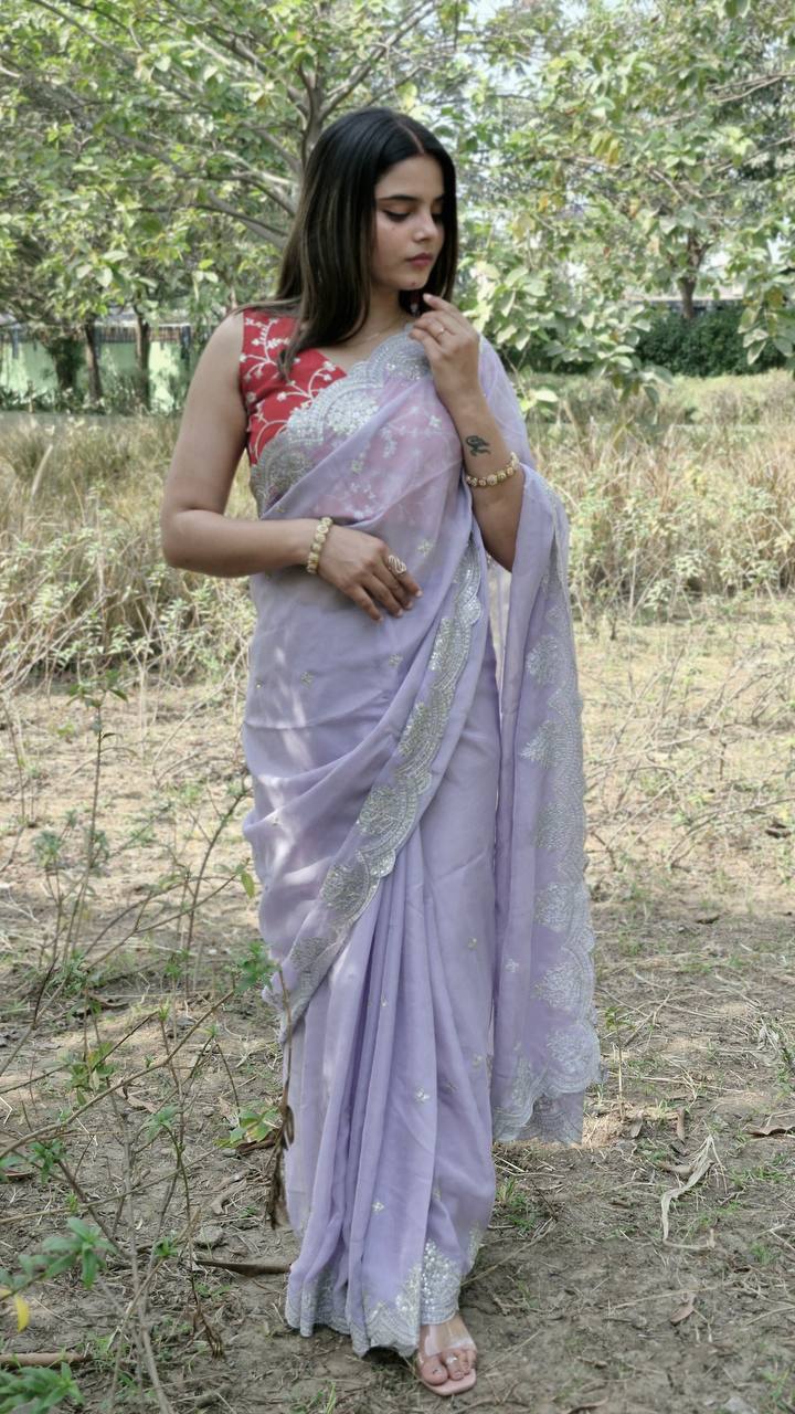 Bollywood Style Organza Saree