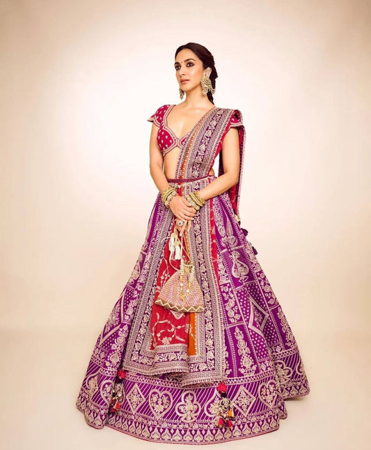 Kiara's Bollywood Designer Lehenga Choli | Replica Design