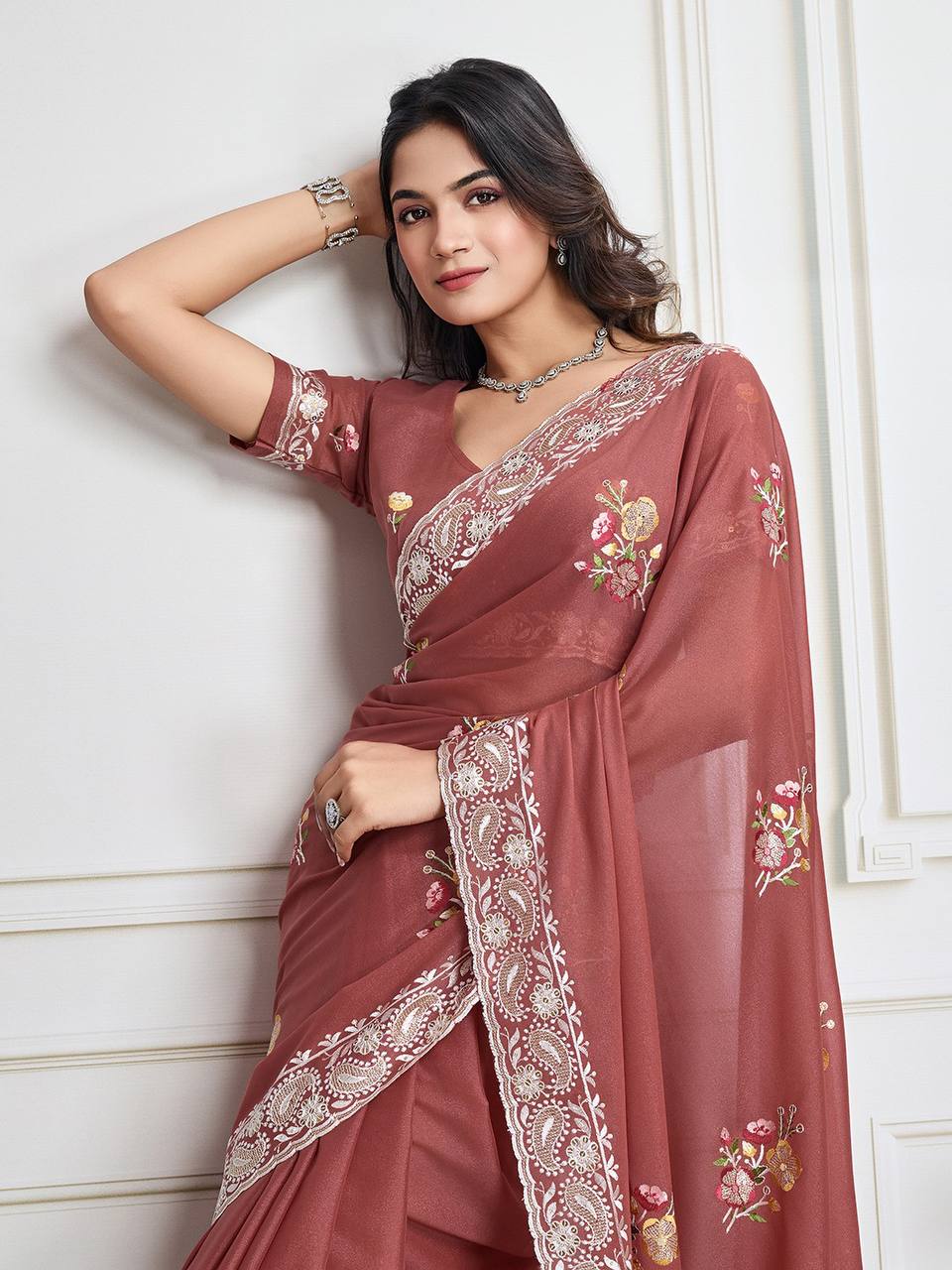 Wedding Wear Georgette Saree