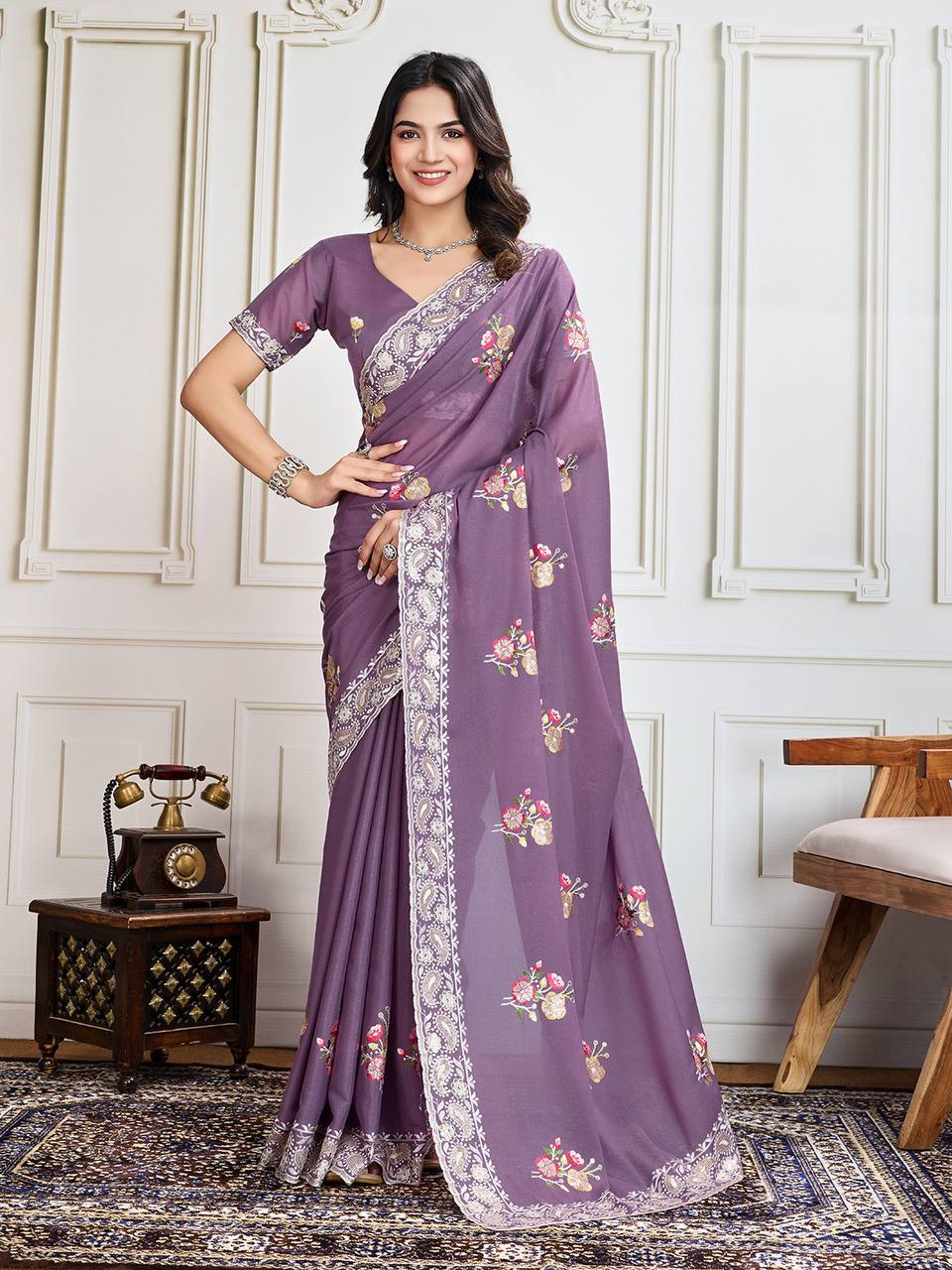 Wedding Wear Georgette Saree