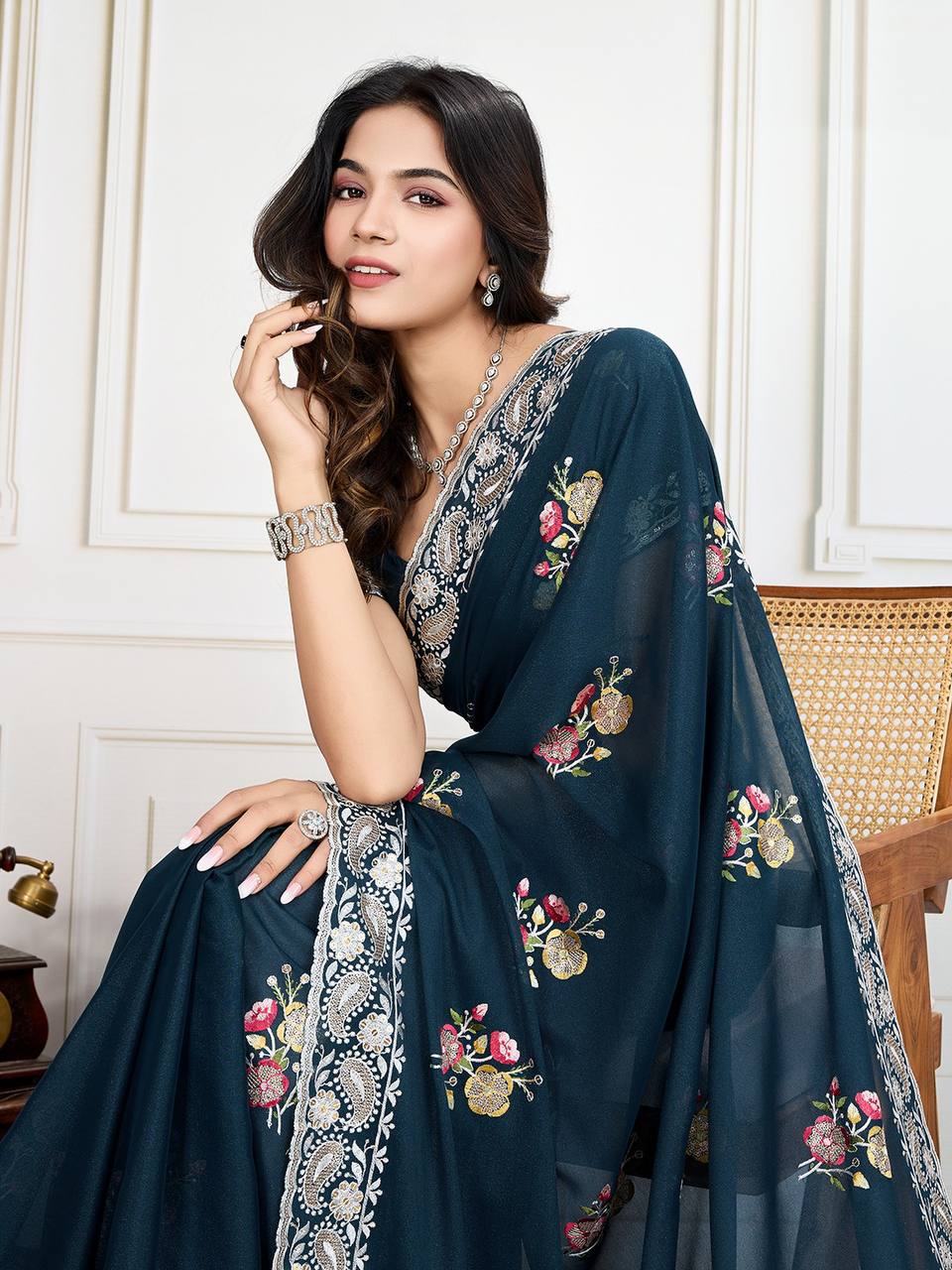 Wedding Wear Georgette Saree