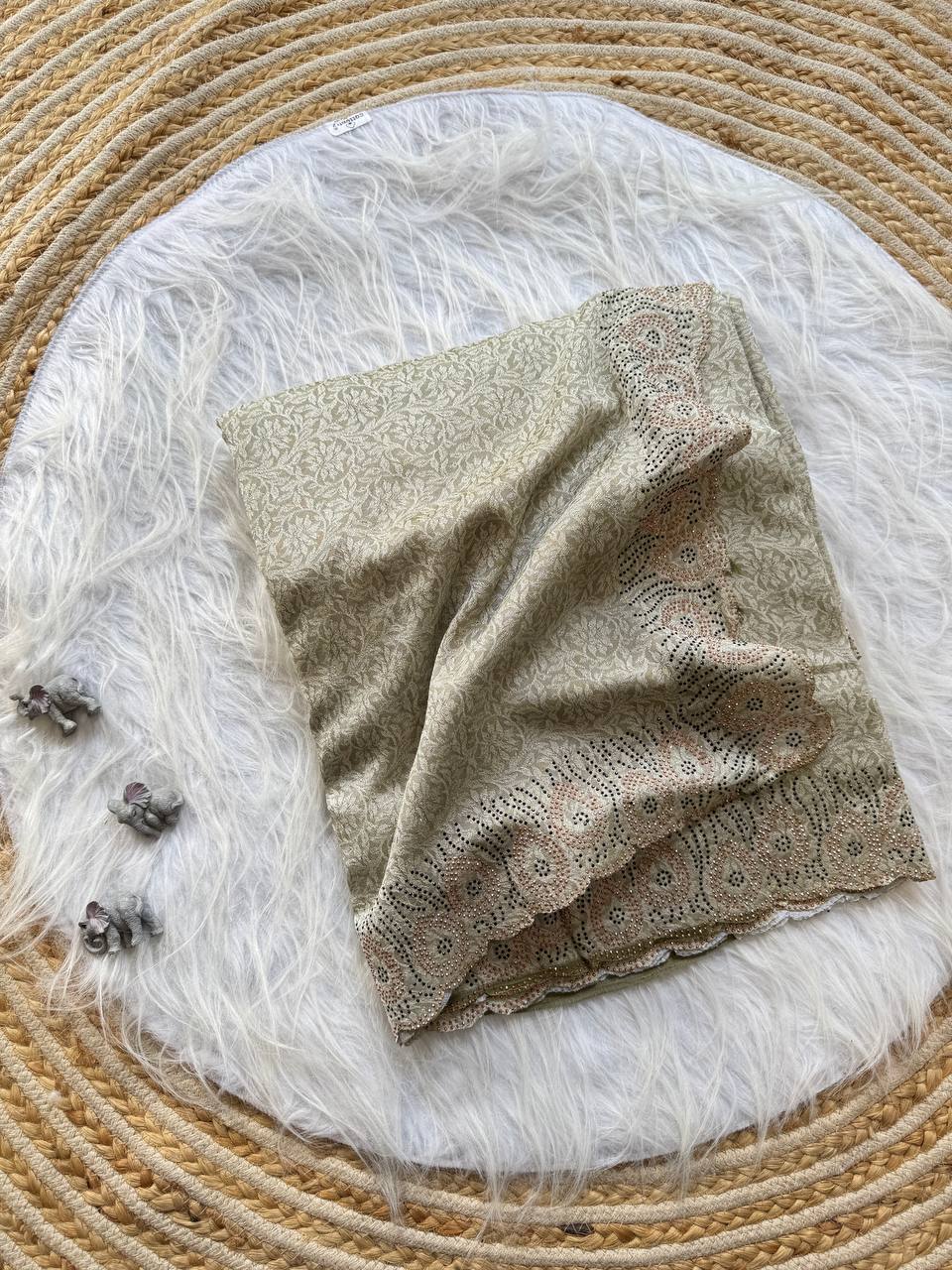 LightWeight Designer Vichitra Silk Saree