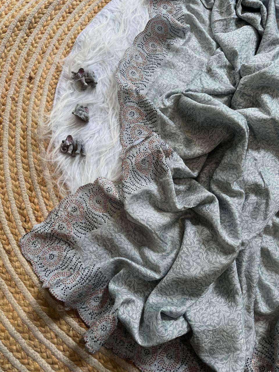 LightWeight Designer Vichitra Silk Saree