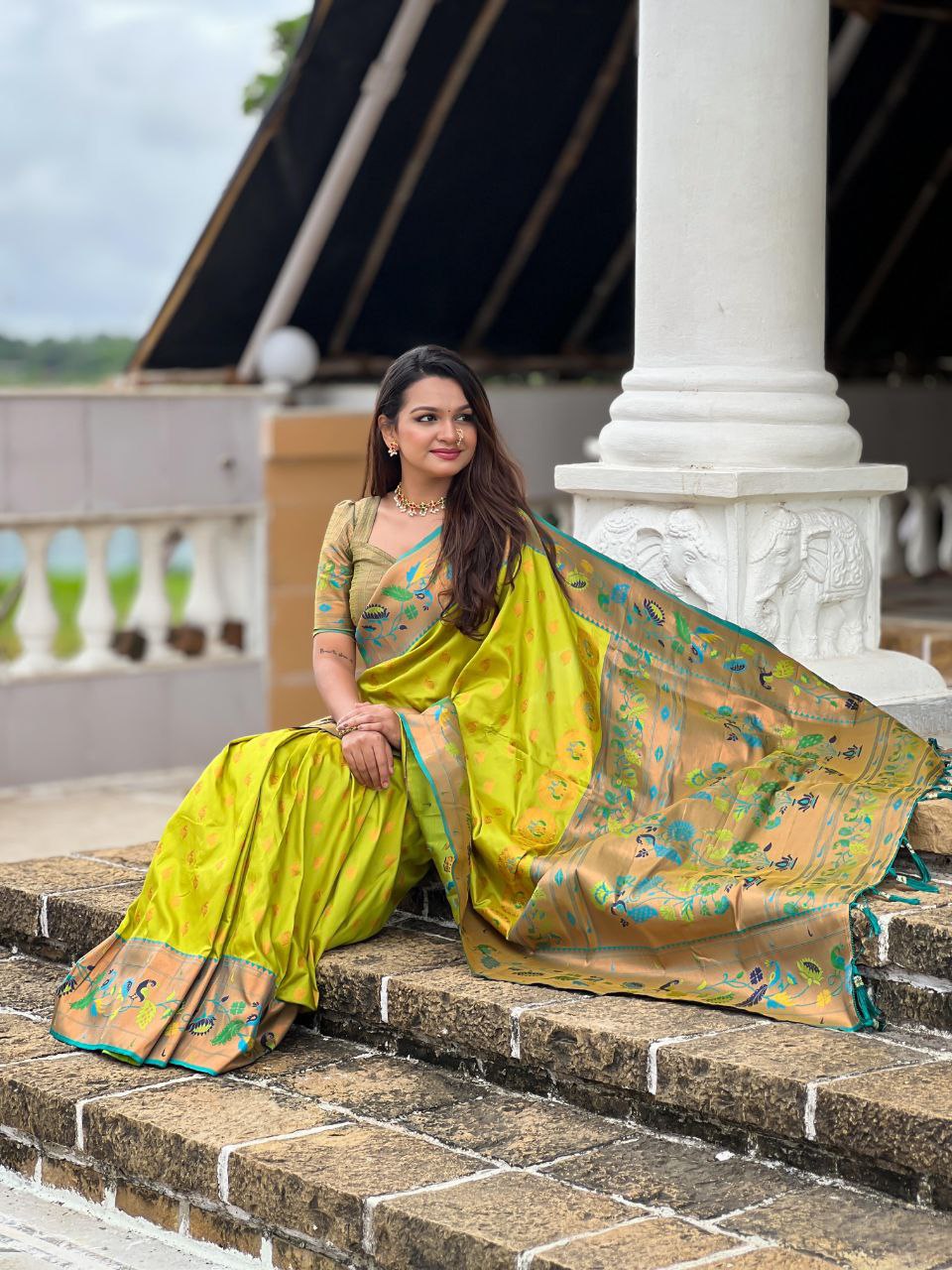 Maharashtrian Paithani Silk Saree