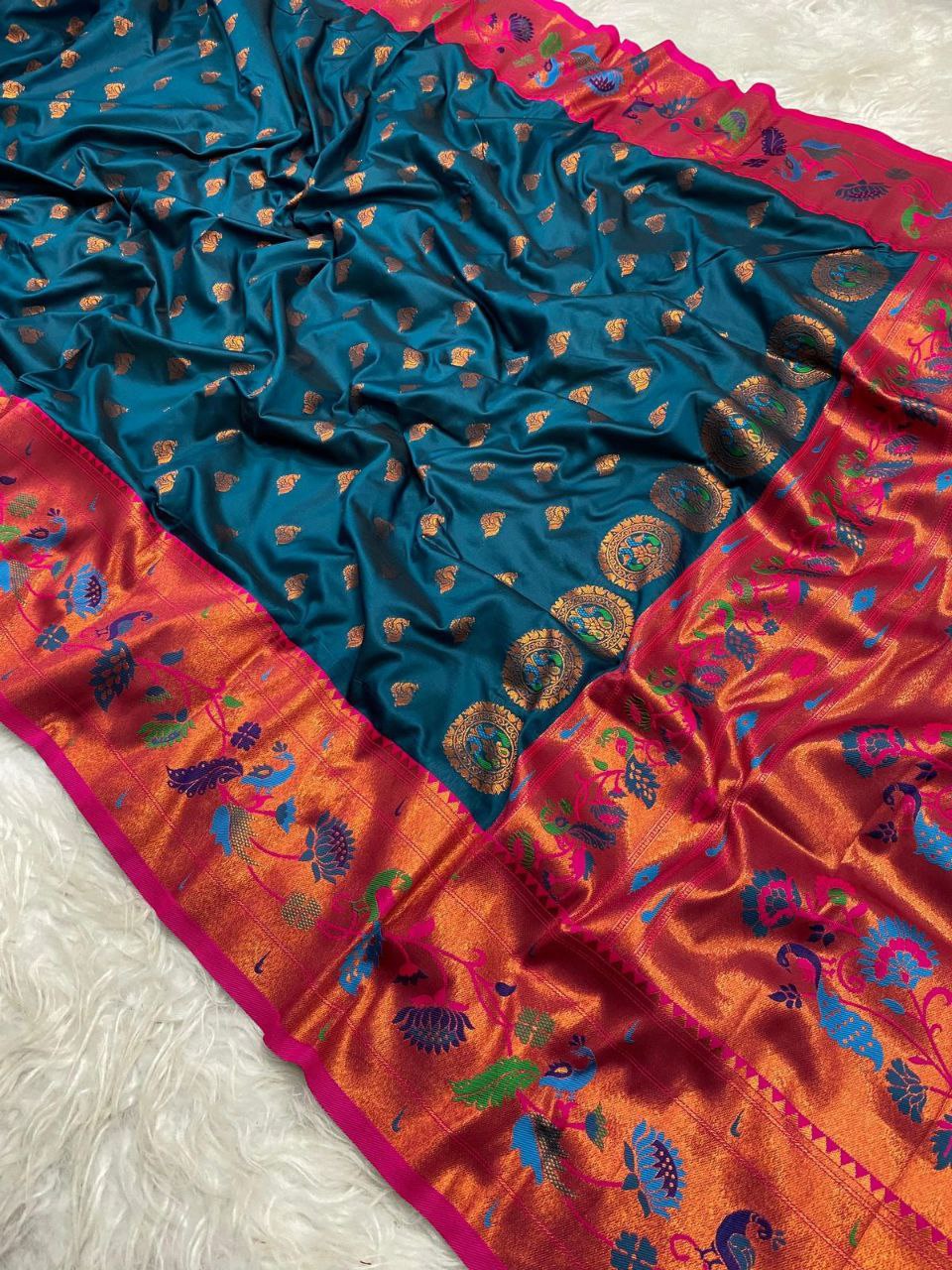 Maharashtrian Paithani Silk Saree