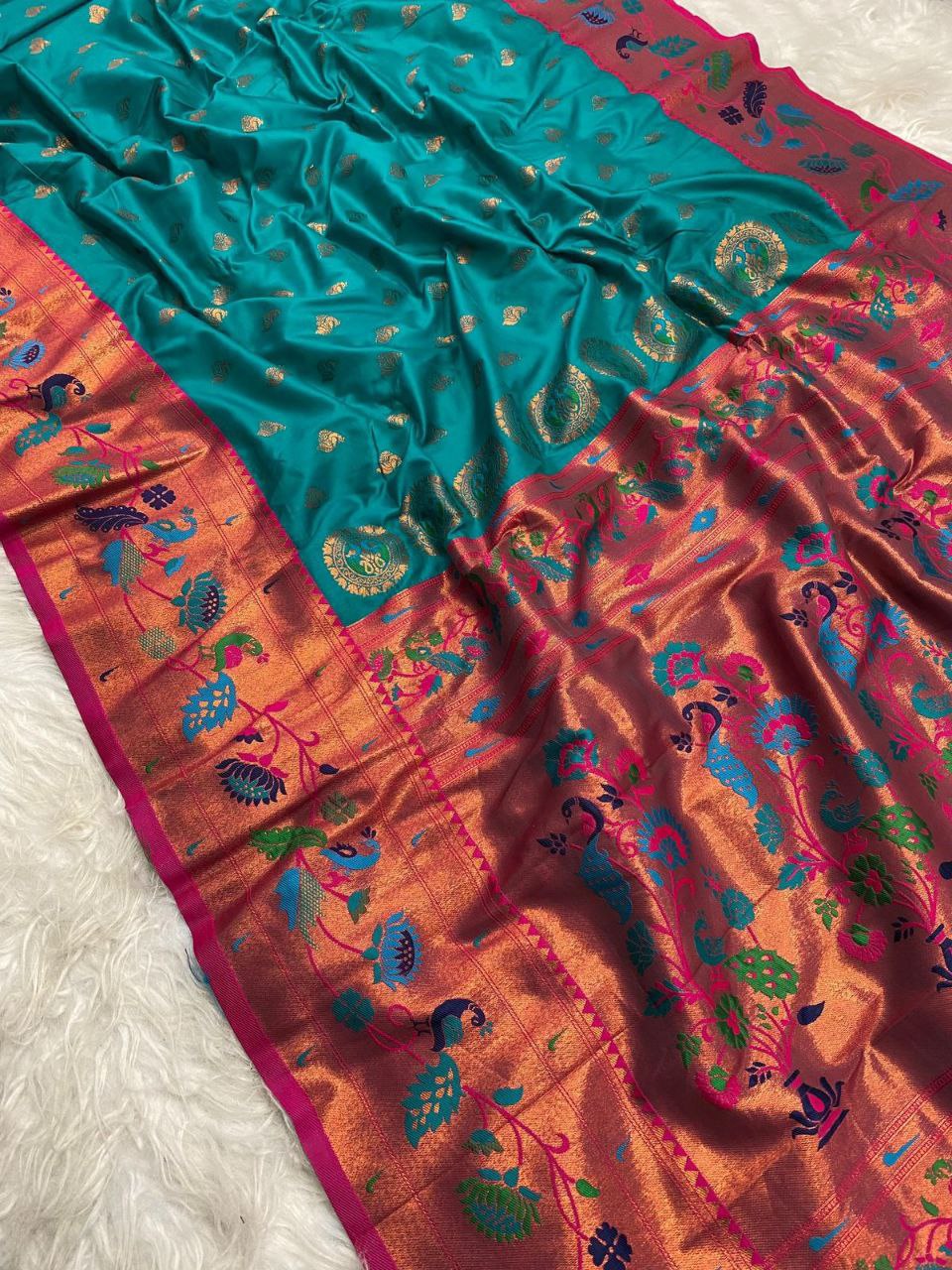 Maharashtrian Paithani Silk Saree