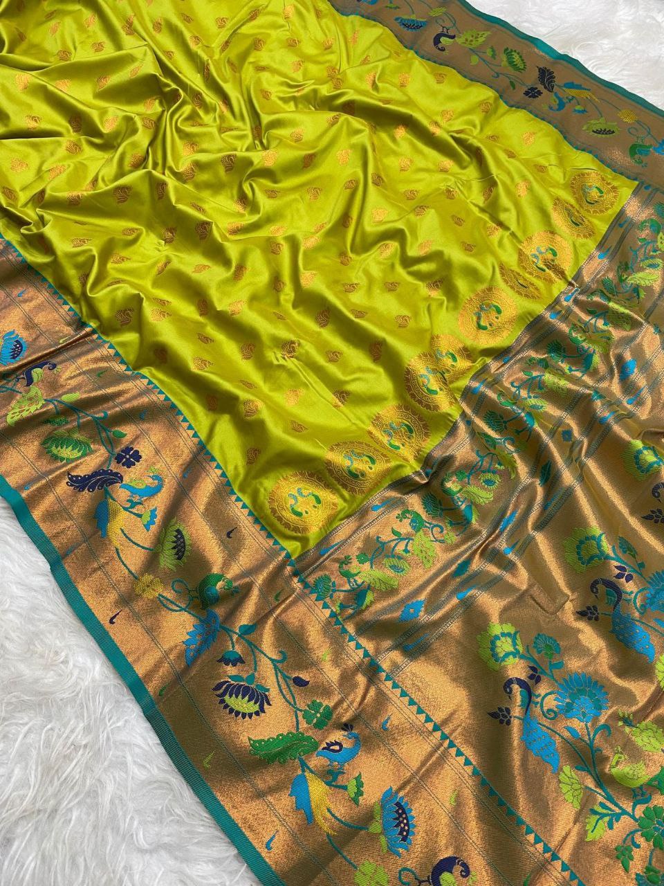 Maharashtrian Paithani Silk Saree