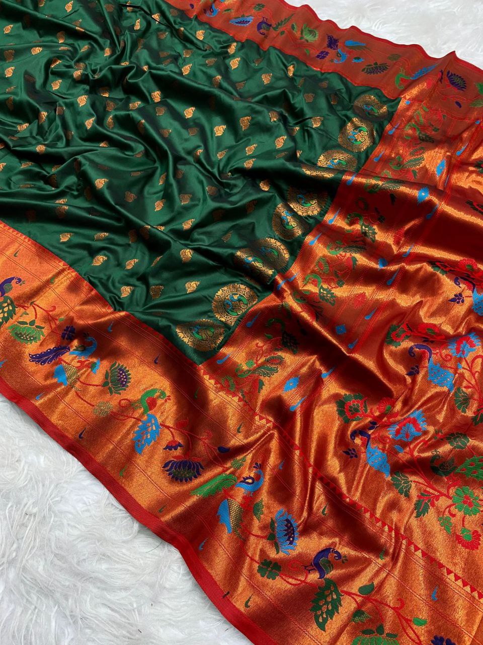 Maharashtrian Paithani Silk Saree