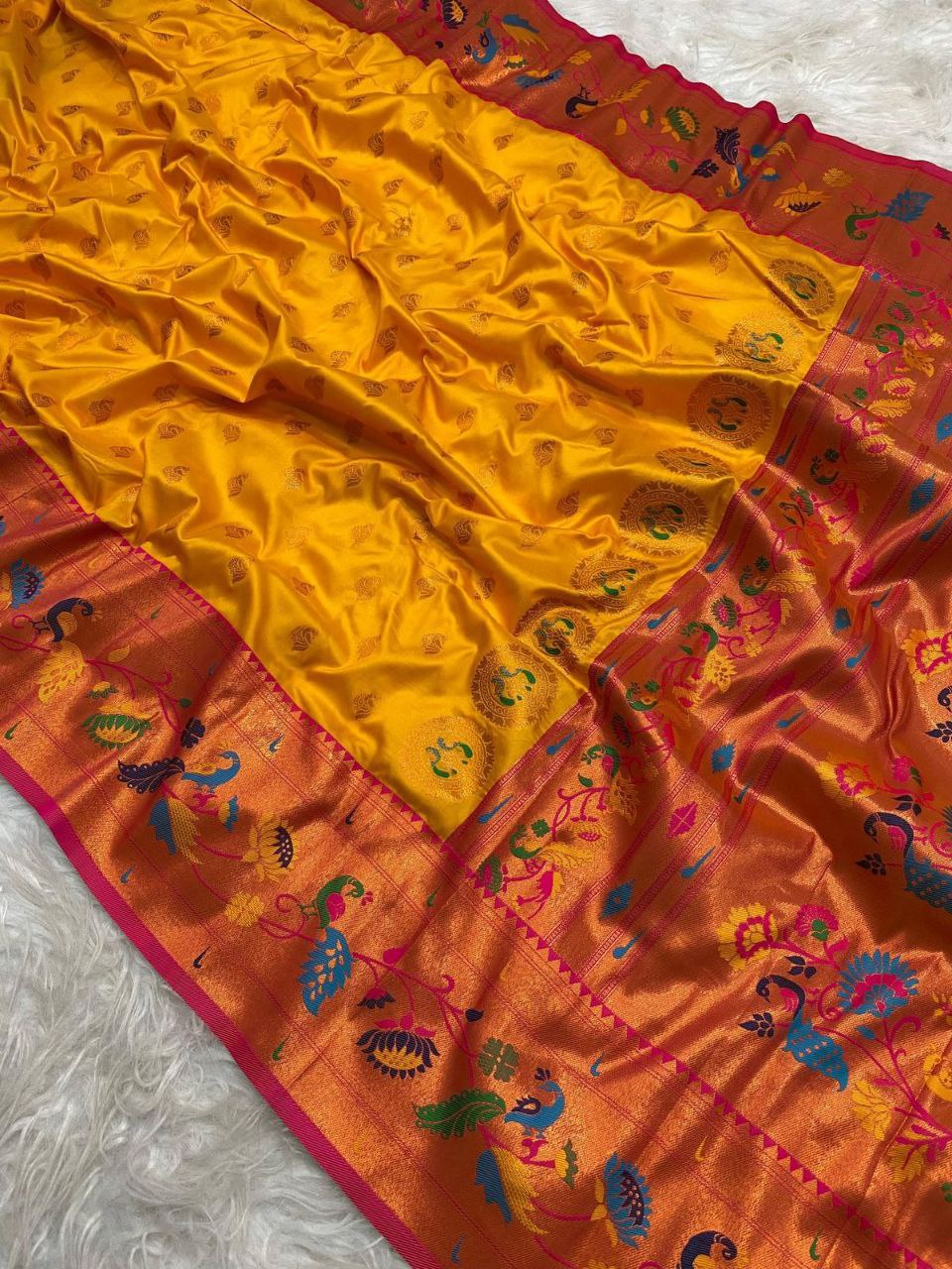 Maharashtrian Paithani Silk Saree