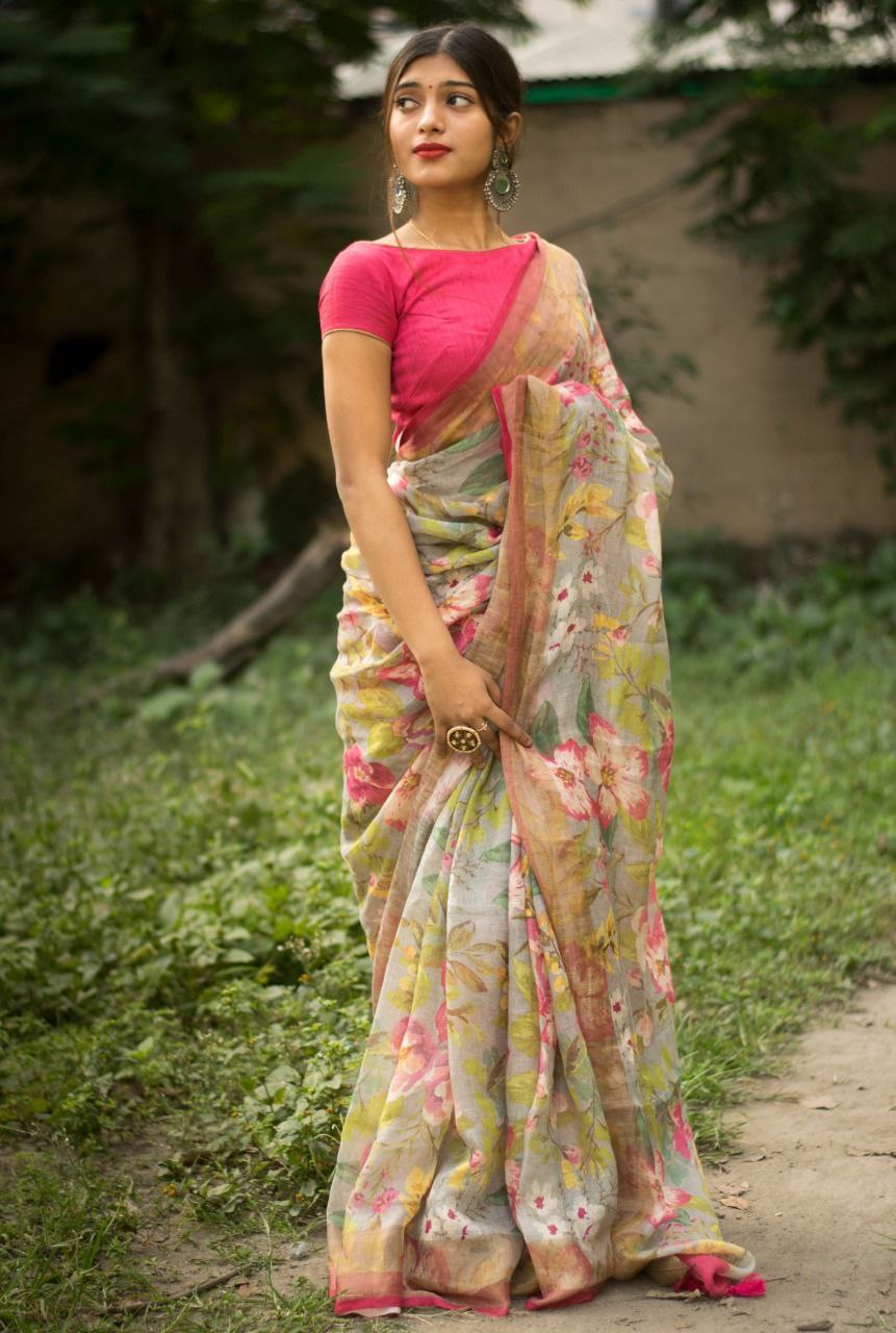 Munnar Slub Cotton Saree