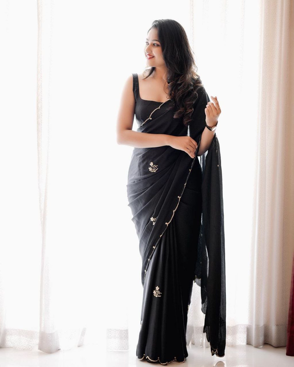 Party Wear Designer Chiffon Saree