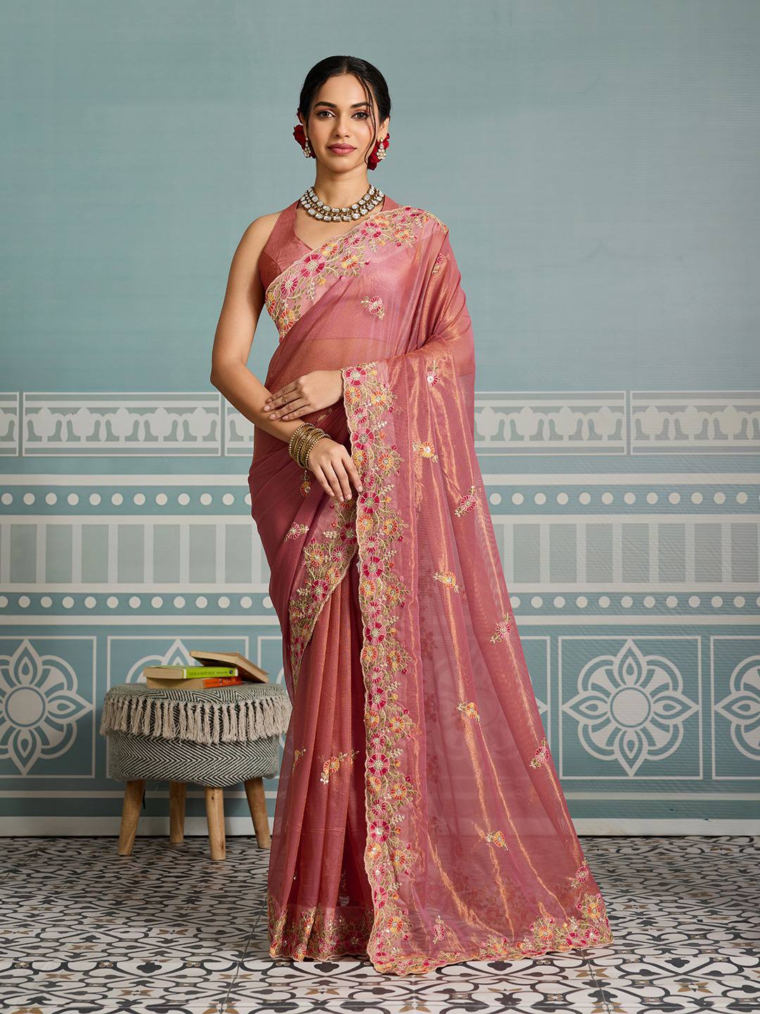 Party Wear Fendy Soft Net Saree