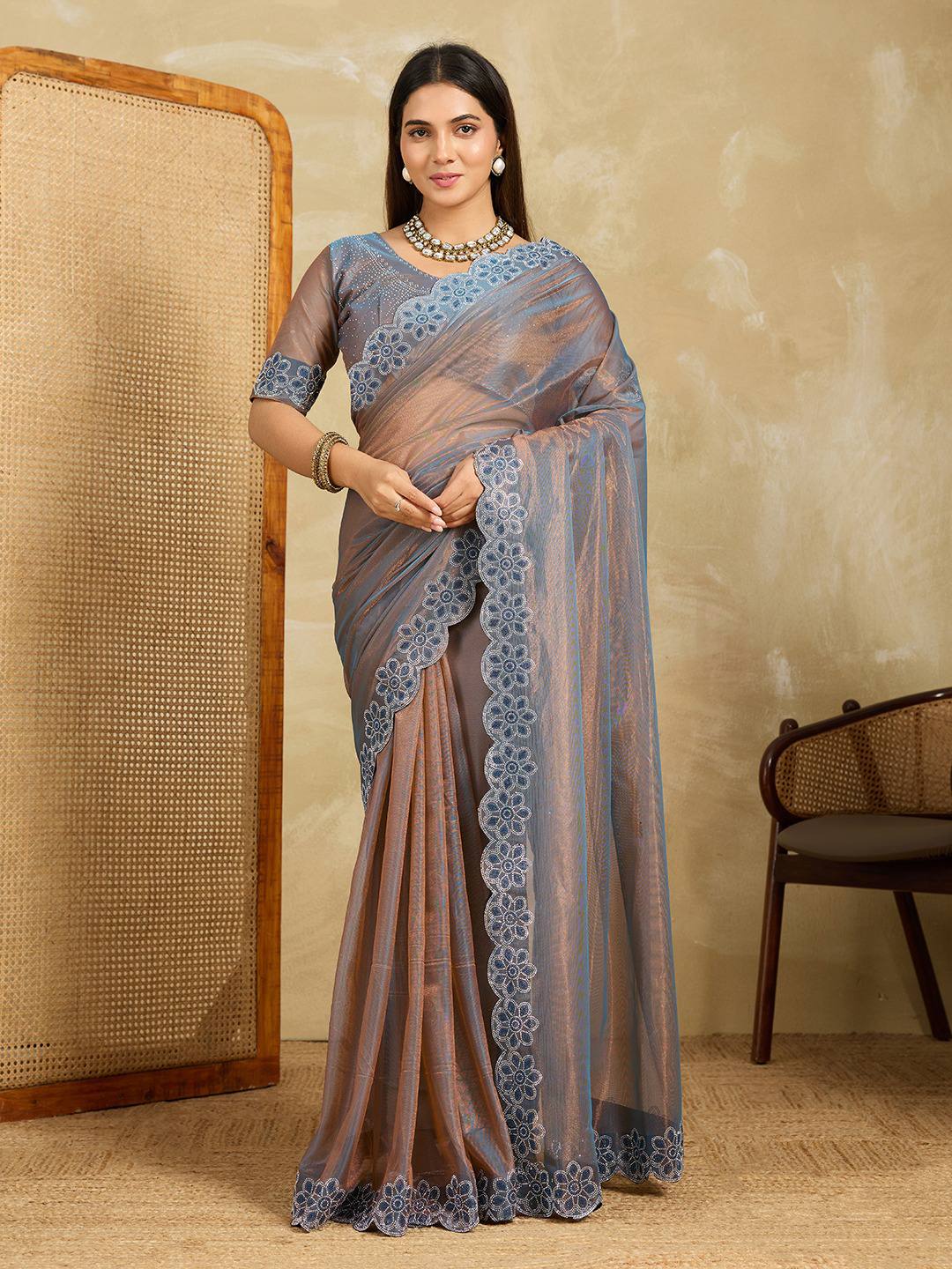 Net Saree

