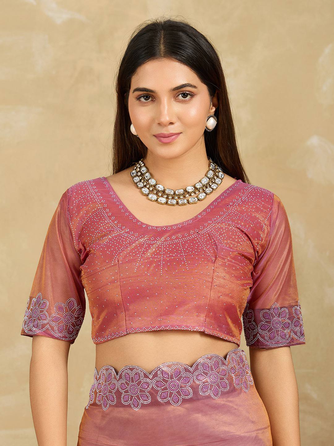 Party Wear Fendy Soft Net Saree