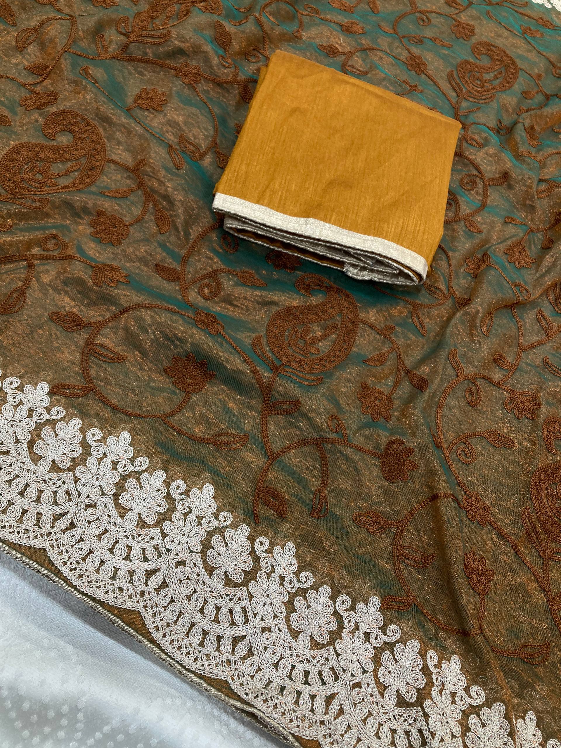 net saree party wear
