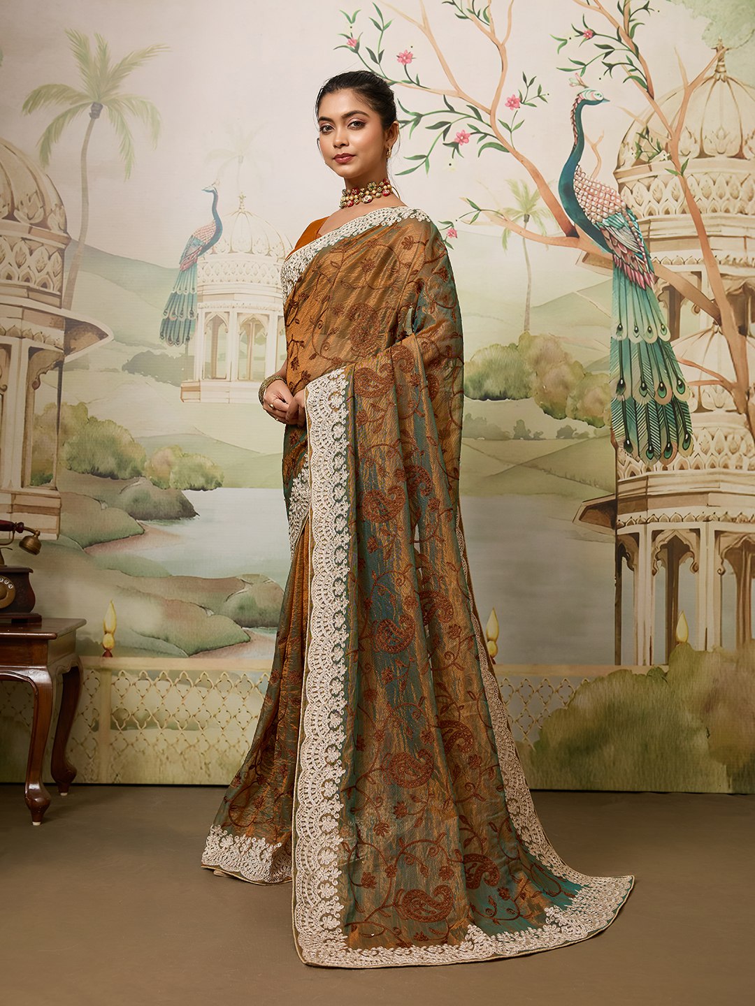 Party Wear Fendy Soft Net Saree