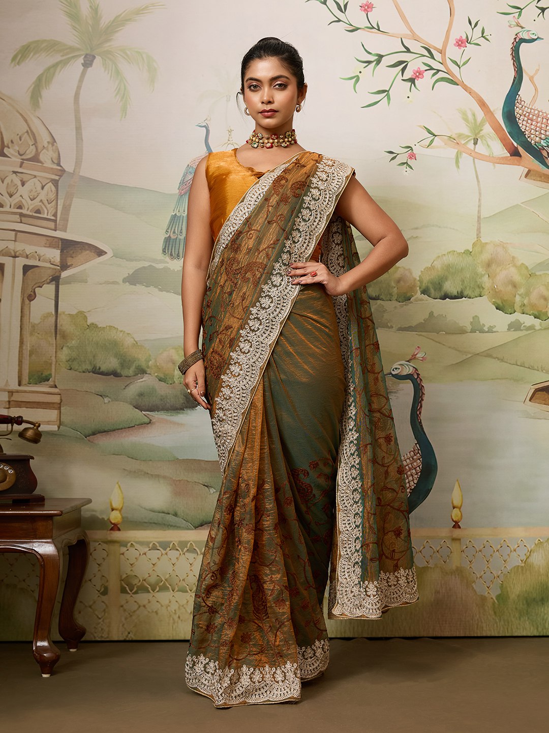 Party Wear Fendy Soft Net Saree