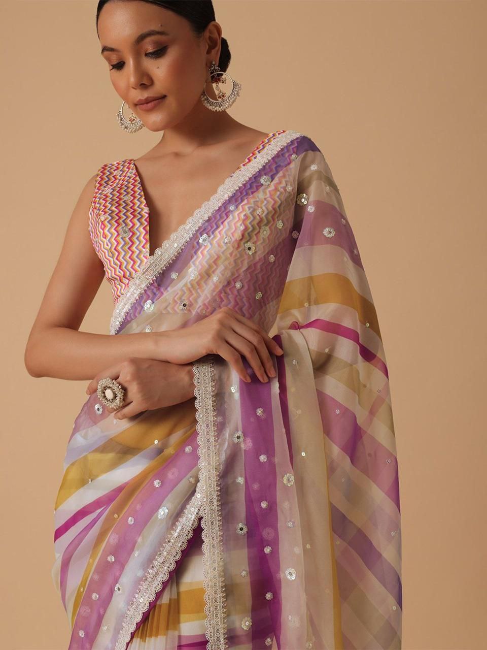 Party Wear Georgette Saree