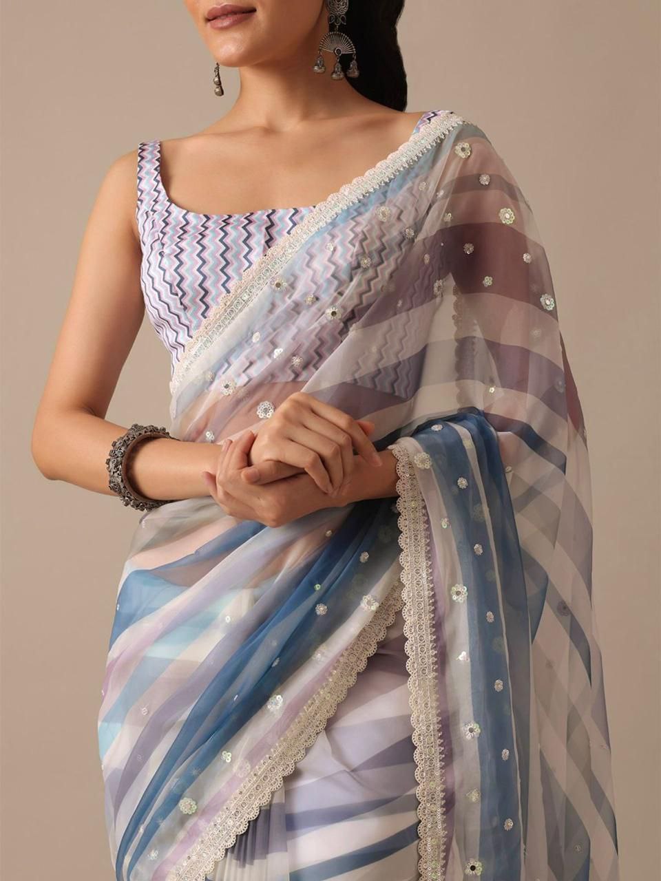 Party Wear Georgette Saree