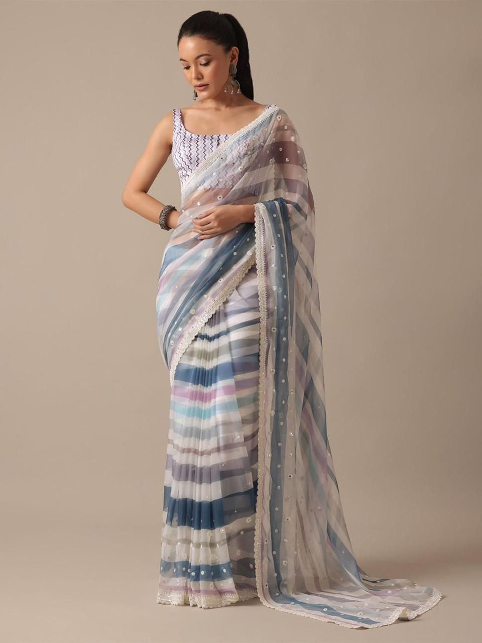 Party Wear Georgette Saree