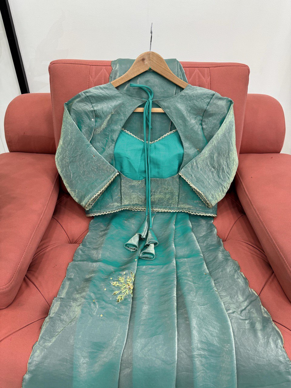 Party Wear Organza Silk Saree