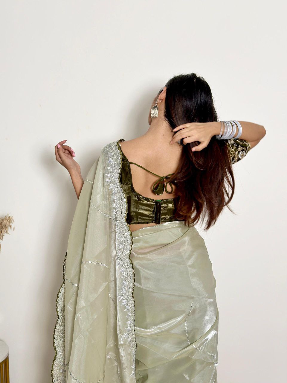 Party Wear Zimmy Chhoo Silk Saree