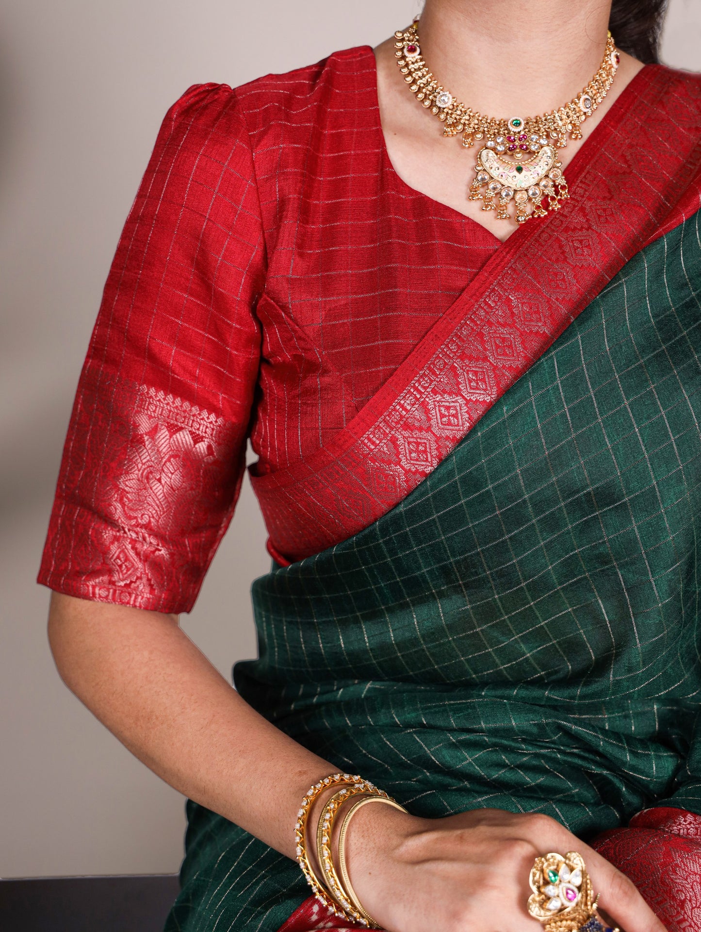 Patola Printed Tussar Silk Saree