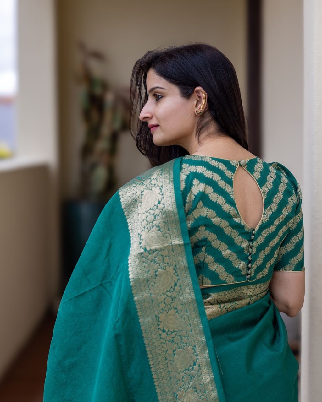 Rama Traditional Banarasi Saree