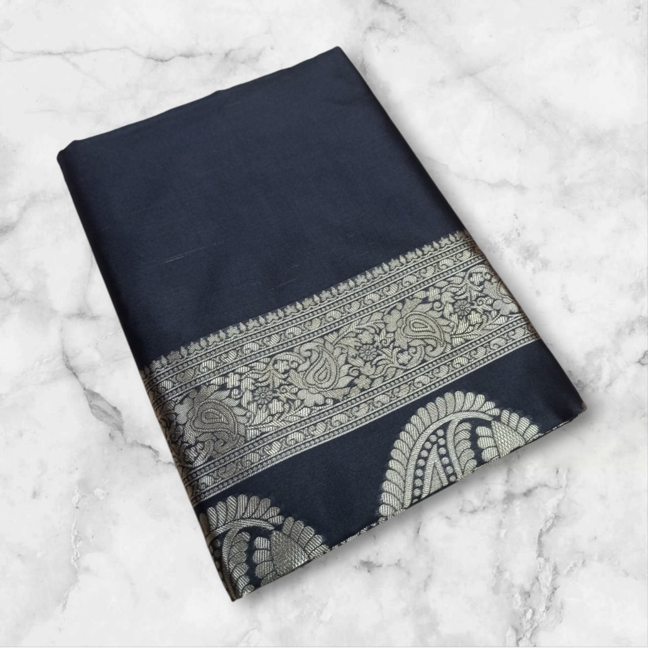 Black Traditional Banarasi Saree