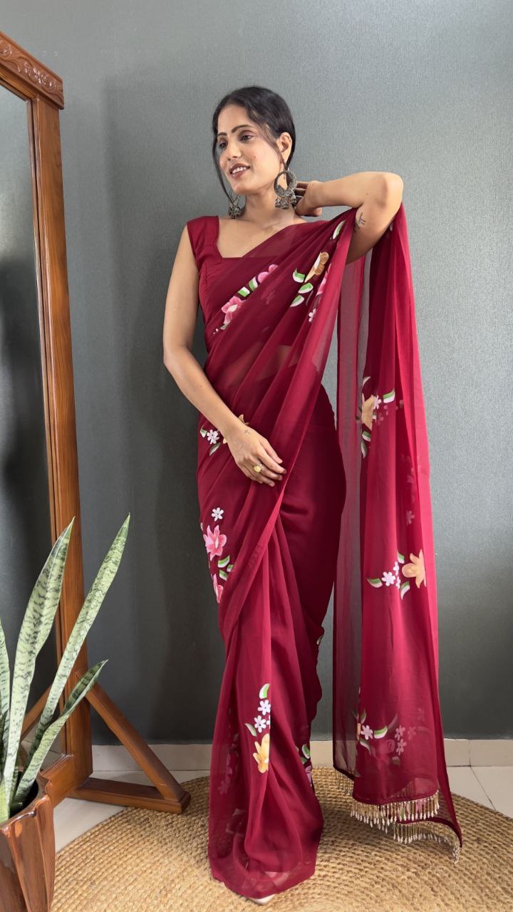 Ready To Wear Georgette Saree