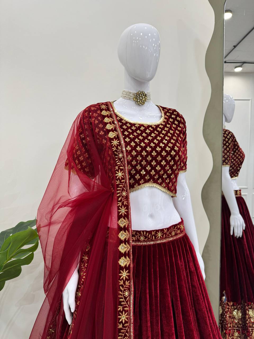 Red Trending Designer Lehenga Choli