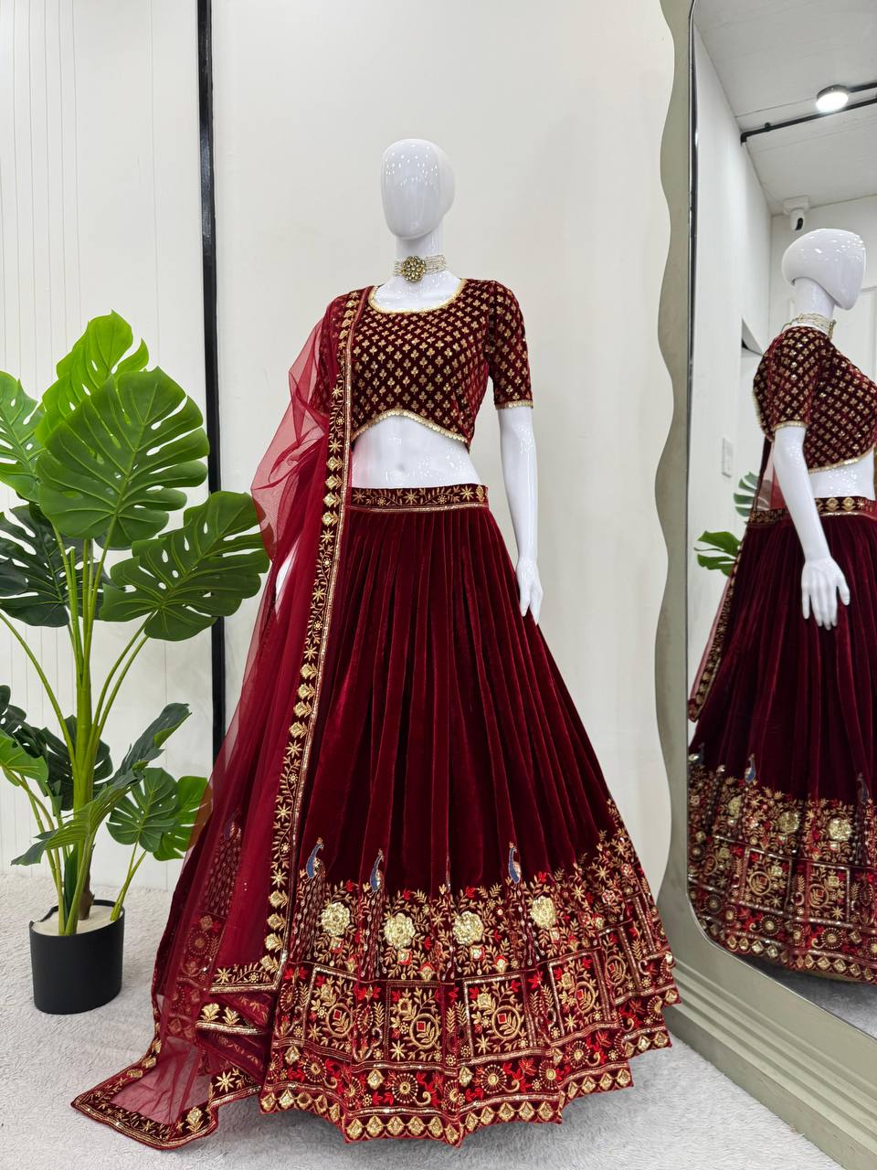 Red Trending Designer Lehenga Choli