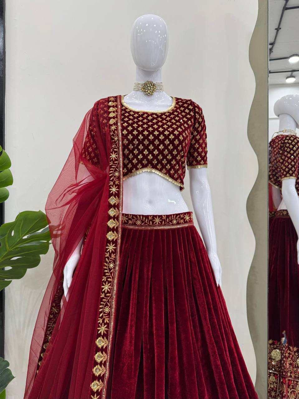 Red Trending Designer Lehenga Choli