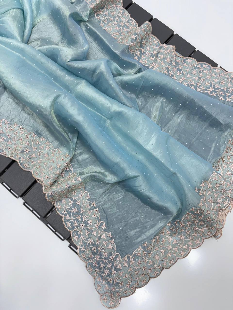 Sky Designer Cunchy Silk Saree