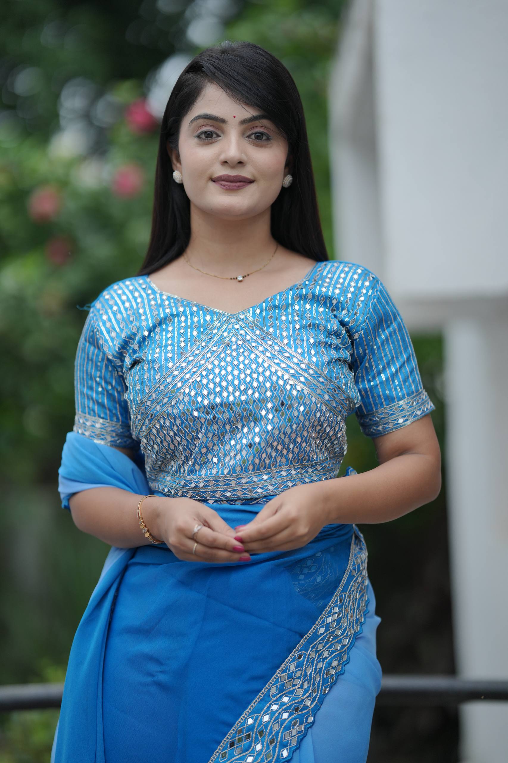 Sky Designer Party Wear Georgette Saree