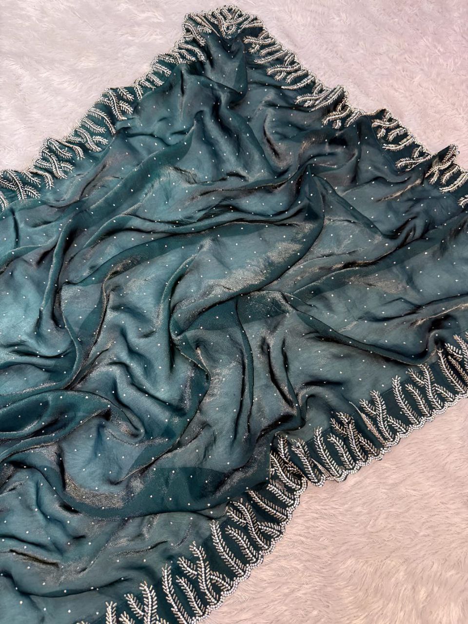 Stylish Designer Fendy Satin Silk Saree