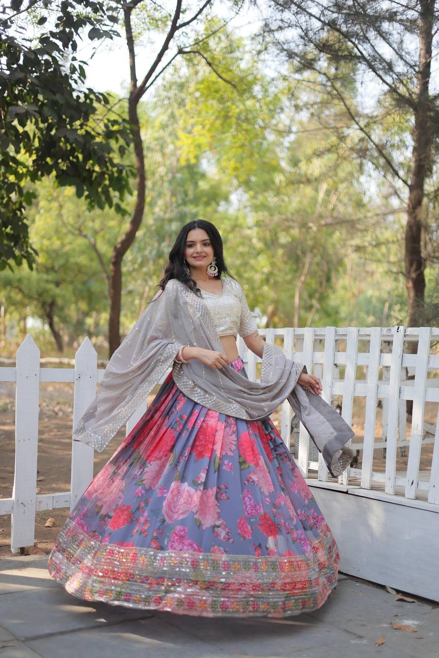 Stylish Wedding Wear Lehenga Choli