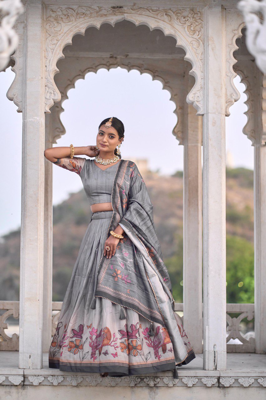 Traditional Kalamkari Lehenga Sets