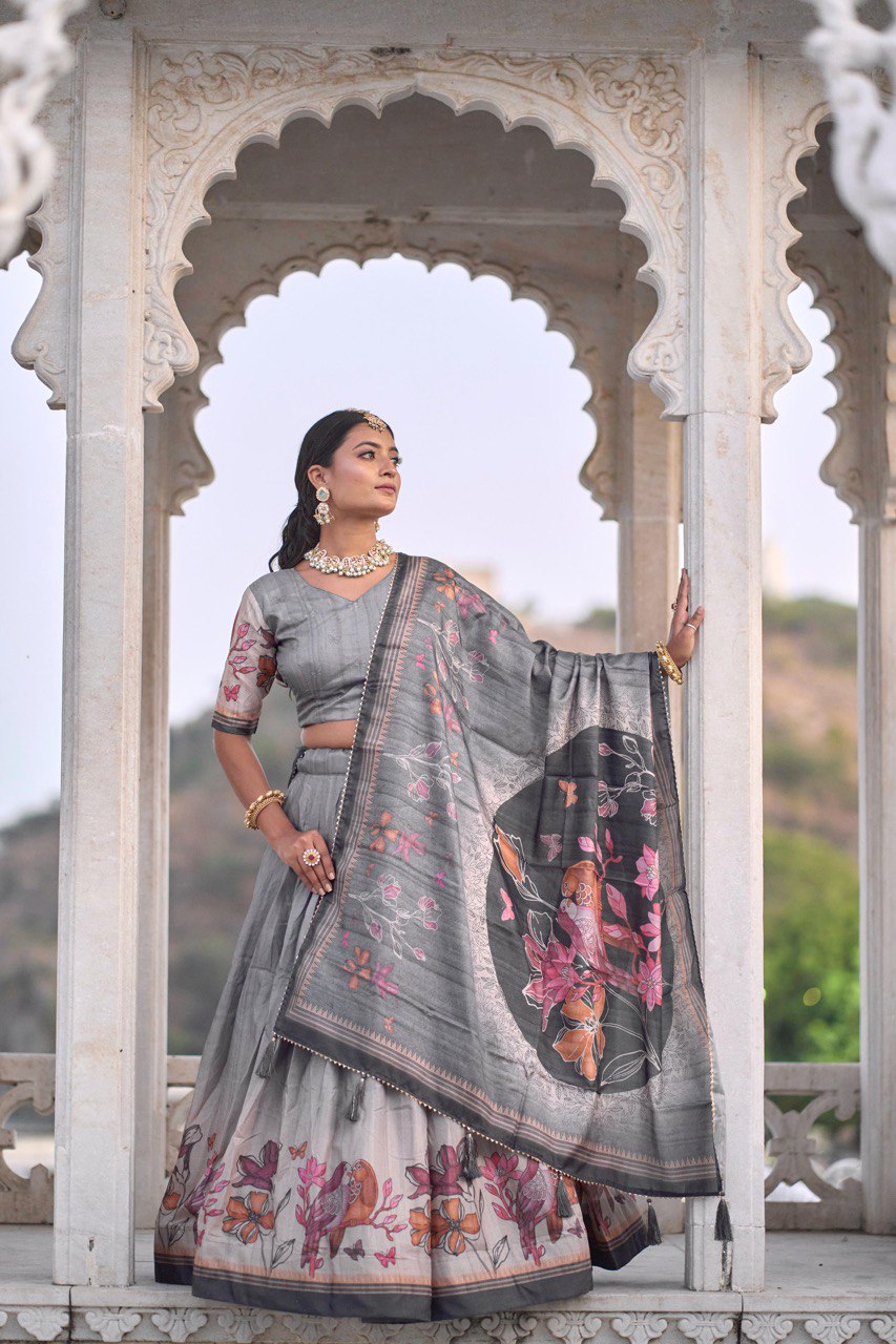 Traditional Kalamkari Lehenga Sets