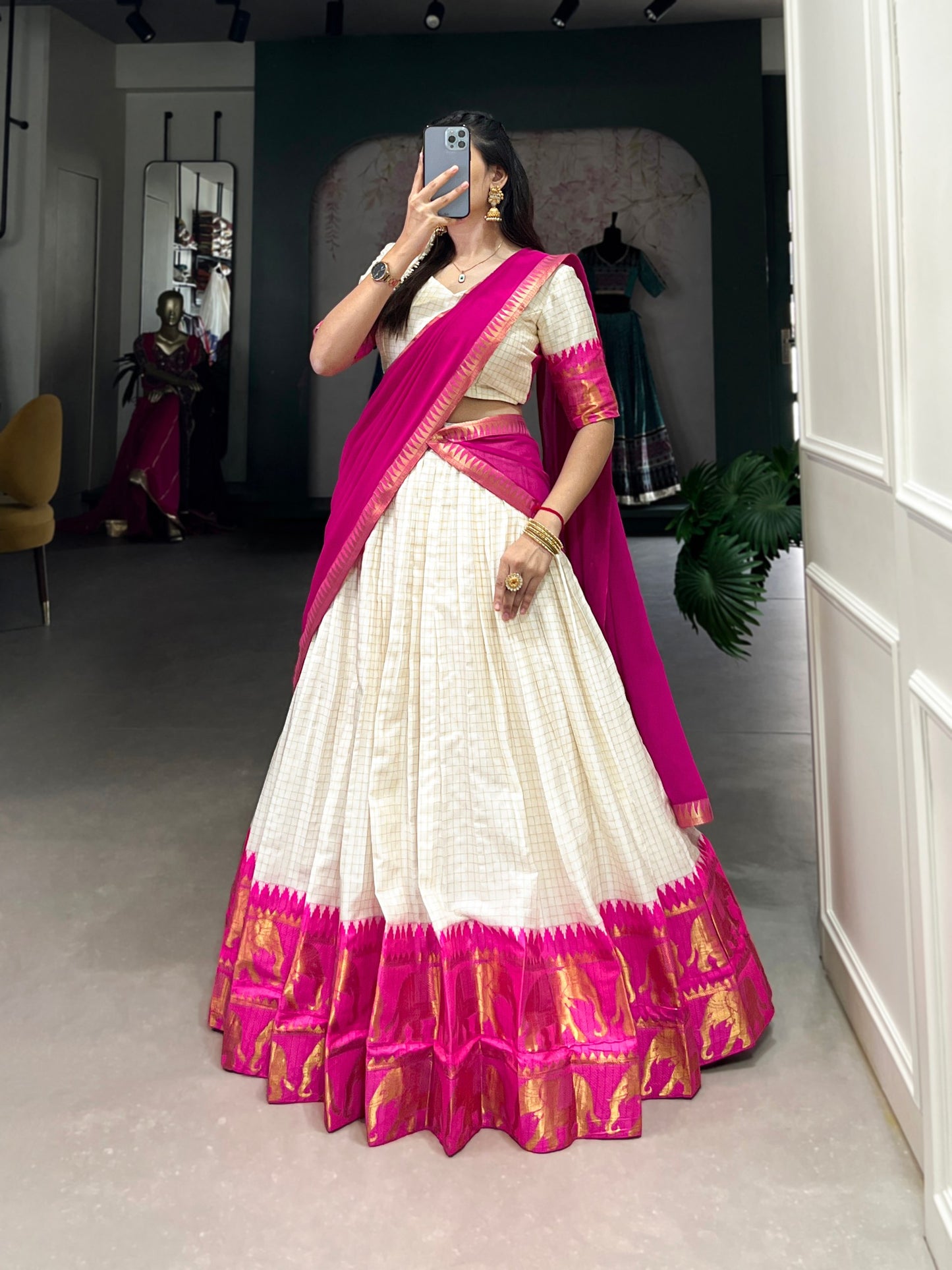 Traditional Kalyani Cotton Lehenga Choli