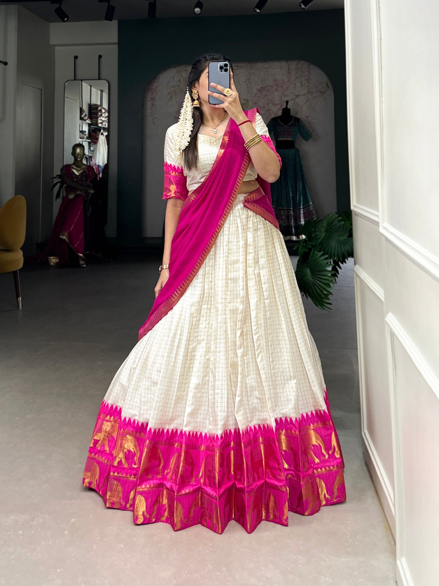 Traditional Kalyani Cotton Lehenga Choli