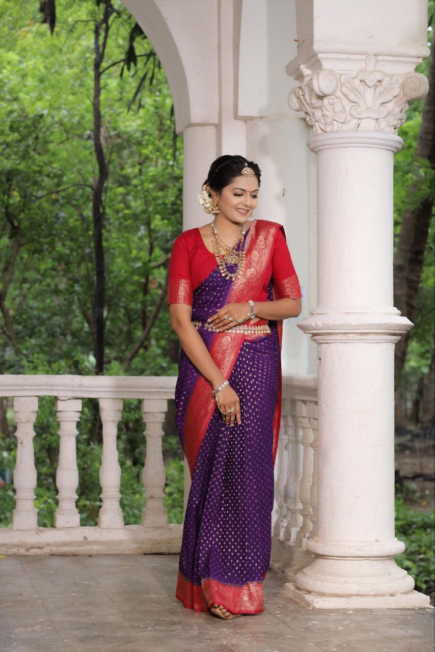 Traditional Khadee Georgette Silk Saree