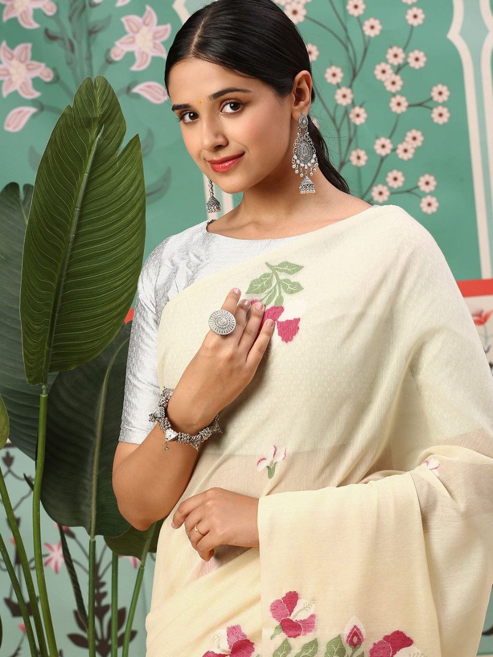 Traditional Mul Cotton Saree