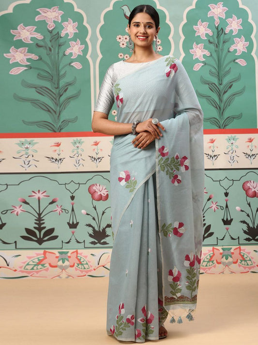 Traditional Mul Cotton Saree