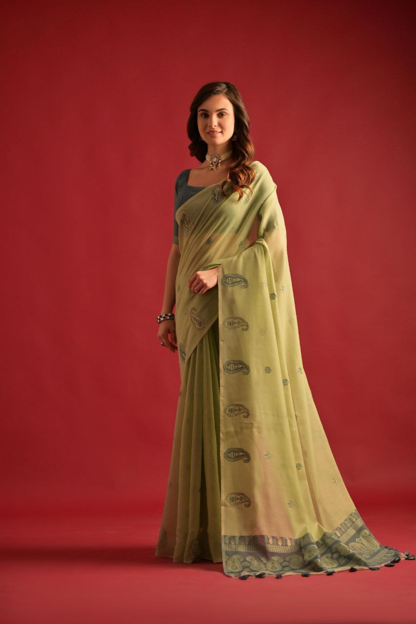 Traditional Soft Mul Cotton Saree