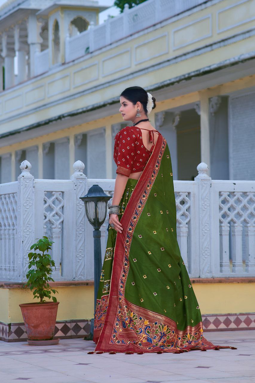 Traditional Tussar Silk Lehenga