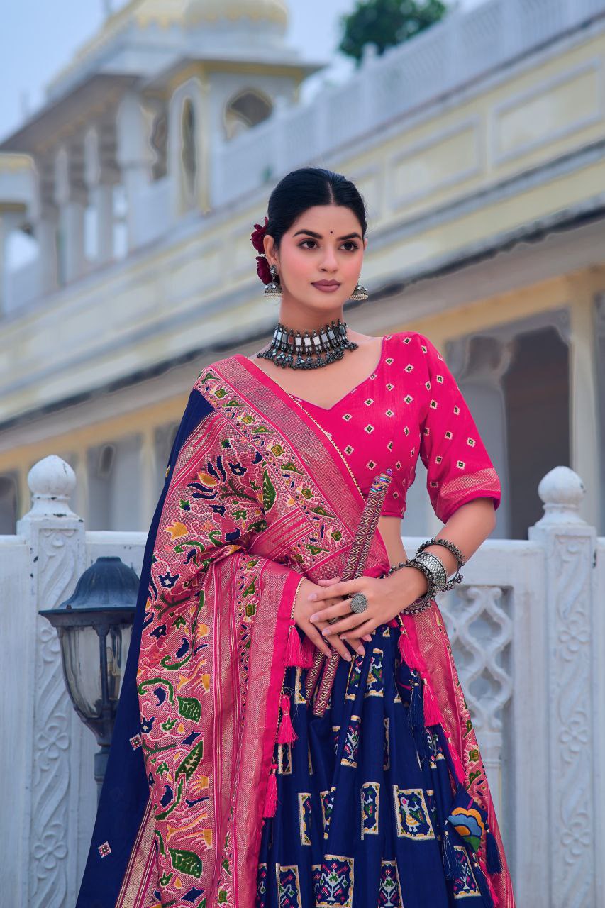 Traditional Tussar Silk Lehenga