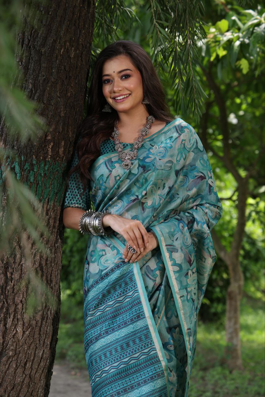 Traditional Tussar Silk Saree
